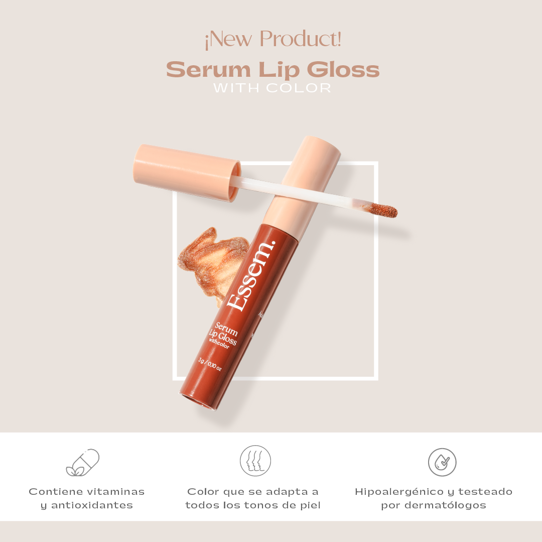 SERUM LIP GLOSS WITH COLOR